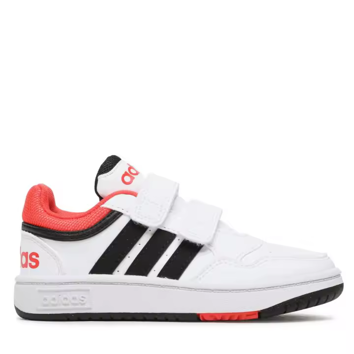 Zapatillas Adidas Hoops 3.0 Cf C Blanco Negro Rojo H03863 - 1