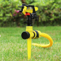 Aspersor De Impacto Rotatorio 360 Grados Con Punta Ajustable Para Jardín Agricultura Riego De Hierba Irrigación - details 2