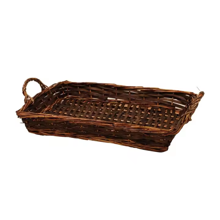 BANDEJA MIMBRE FIVE MARRON 47x33x11 - 1