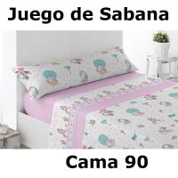Juego Sábanas para niña Cama De 90, 3 Piezas ,Sábana Bajera, Encimera, Funda de Almohada,microfibra 100% poliester,cm,fespu - details 0