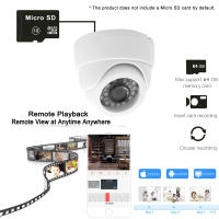 Cámara IP Wifi 1080p Seguridad Doméstica CCTV Inalámbrica Con Ranura Para Tarjeta TF Visión Nocturna Infrarroja Audio Dome IPcam Onvif RTSP - details 3