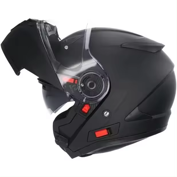 CASCO SHIRO HELMETS MODELO SH508 NEGRO MATE - 1