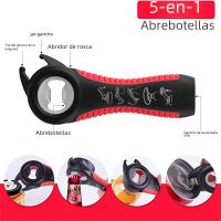 Abrepuertas Multifuncional 6-en-1 Abrebotellas Y Tapa De Botella Con Antideslizante Accesorio De Cocina Ecológico De Aluminio - details 9