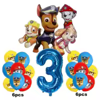 „Paw Patrol“ dekoravimo rinkinys 17 gabalų