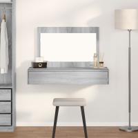 Mesita de tocador colgante de vidaXL Gris Sonoma 100x40x70 cm - details 0