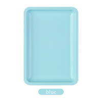 Plato De Almacenamiento De Cosméticos De Acero Inoxidable Cuadrado Para Arte De Uñas Y Manicura Con Tweezers Cuchillas Y Bolígrafos Contenedor De Dishes Para Uñas Falsas - details 5