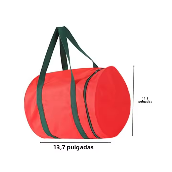 Bolsa De Almacenamiento Navideña De 600D Oxford Resistente a La Ruptura Con Manijas Para Árbol De Navidad Y Luces De Navidad - 1
