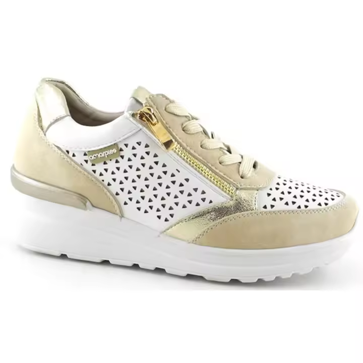 Amarpies deportiva confort para mujer ast28301 color arena - 1