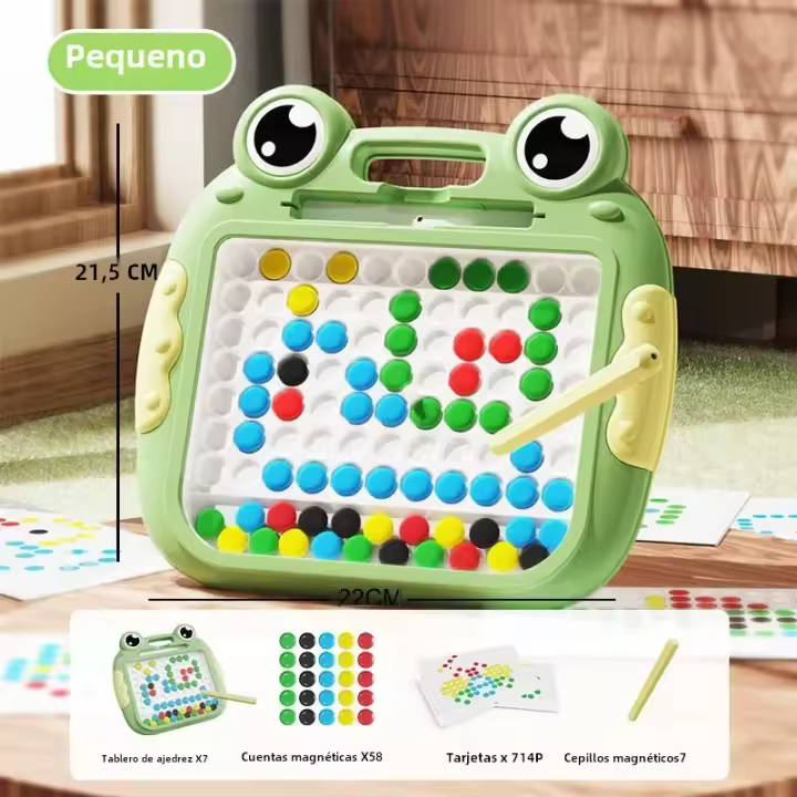 Tablero De Dibujo Magnético Para Niños Con Bolas Y Lápiz Dibujo Interactivo Juguetes Montessori Regalo Para Niños - 1