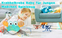 Cangrejo Juguete Bebe Juguetes Niños 1 2 Año, Juguetes Bebes 3-6-12 Meses Regalo Niña 1 2 Años Cangrejo Tummy Time Regalos Originales Cumpleaños Bebes 1 Año Juguetes para Bebe - details 0