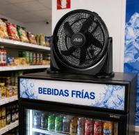 Ventilador Box Fan AQUA 20 Pulgadas 90W Turbo Force Power | Circulador de Aire Silencioso | 3 Velocidades | Cabezal Inclinable | Bajo Consumo Eco Silence | Ventilador de Suelo para Hogar, Oficina y Comercio - details 2