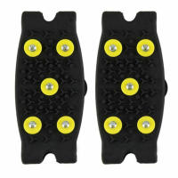 Cubrezapatos Antideslizantes Para Escalada En Nieve Y Montañismo Unisex Cubrezapatos De Hielo Con 5 Clavos Accesorios Para Caminar Y Senderismo - details 3