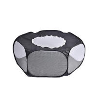 Caja Pequeña Para Mascotas Portátil Translúcida Para Erizo Jaula De Juego Para Perro Hamster Conejo Guineapig Plegable Y Abierta Fondo De Jardín - details 7