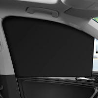 2pcs Cubierta De Visera Solar Magnética Para Coche Protección UV Negro Accesorios De Auto Para Ventanas Frontales Y Traseras Protección De Verano - details 6