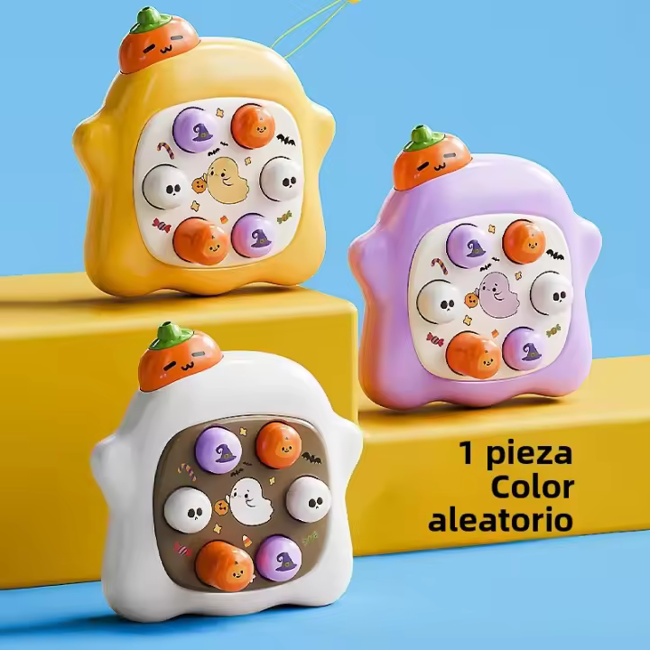 Juguete Educativo Para Niños Mini Whack-a-Mole De Coordinación Ocular-Motora Color Aleatorio Juguete De Decompresión Para Dedos - 1