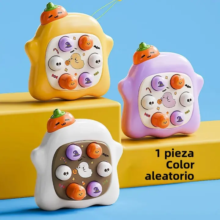 Juguete Educativo Para Niños Mini Whack-a-Mole De Coordinación Ocular-Motora Color Aleatorio Juguete De Decompresión Para Dedos - 1