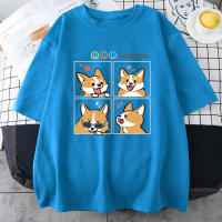 Camiseta De Algodón Suave Y Transpirable Para Hombre De Drakeview Con Diseño Gráfico De Perro Afortunado En Cuatro Estados Diferentes Estilo Casual Para Uso Diario - details 28
