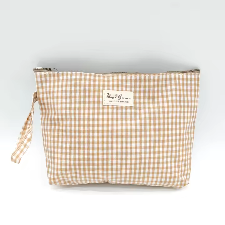Bagsgarden- Neceser Grande Impermeable Colección Vichy con Diseño Elegante para Viaje, Maquillaje y Cosméticos - 1