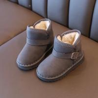 Botas De Nieve Para Niños Y Niñas Marrón Gris Rosa Y Rosa Suaves Y Gruesas Para Invierno Zapatos Planos De Algodón Para Niños - details 10