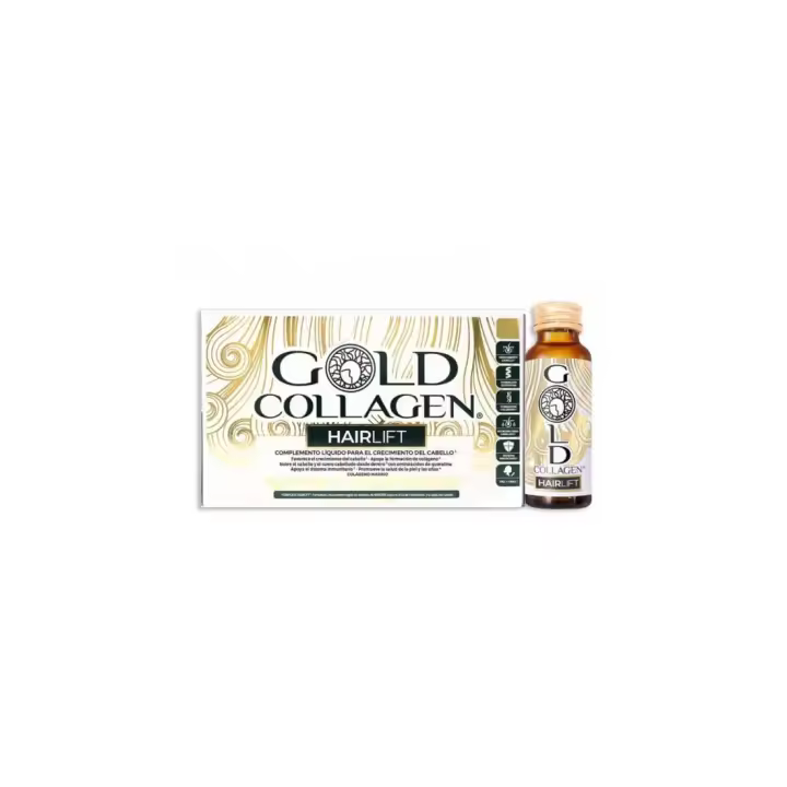 Gold Collagen Hairlift 10 frascos de vidrio x 50ml - 1