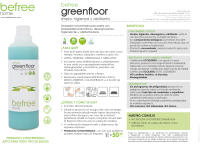 Befree Greenfloor – Limpiador Concentrado Enzimático, Desengrasante, Higienizante y Abrillantador para Suelos (1 L) - details 1