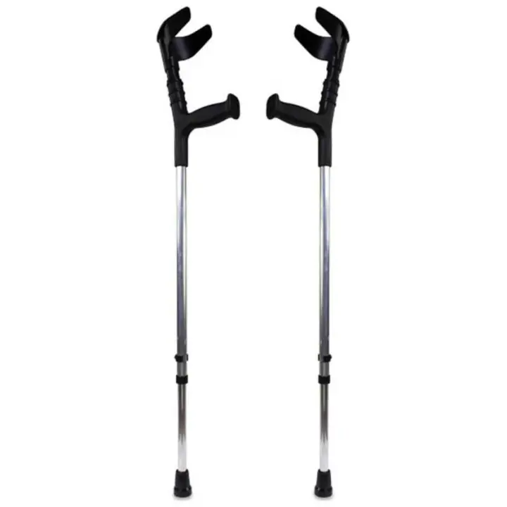 Corysan Bastón Aluminio Birregulable 125 Kg, 1 Par - 1