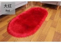 Alfombra De Falsa Piel Grande Ovalada Artificial Cuero Genuino De Oveja Pelo Largo Tapete Suave De Lana Blanca Para Dormitorio Y Sala De Estar Decoración De Hogar Lujo Alfombra Para Habitación De Niños - details 15