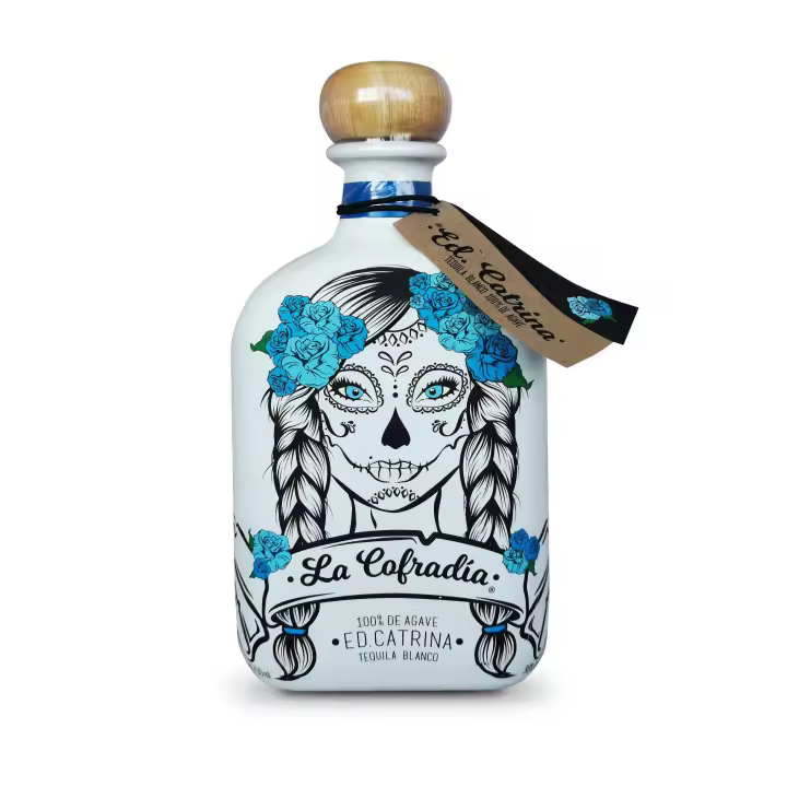 Tequila Cofradia Catrina Blanco 70cl 38% - Símbolo de Nuestras Tradiciones - 1