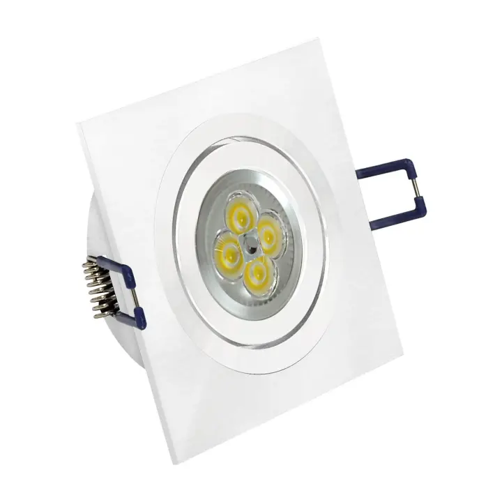 LÚZETE - Ojo de Buey 1 Luz Casey Cuadrado Aluminio Alm-Zima - Diseño Cuadrado - 1