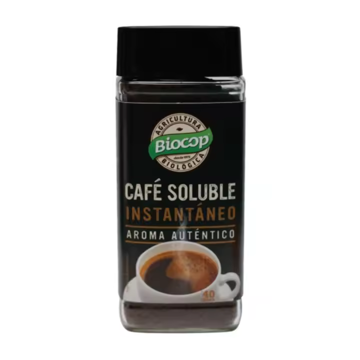 Café soluble instantáneo  Café arábica  Café robusta  Aroma auténtico  Vegana  Biocop - 1