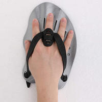 1 Par De Palas De Entrenamiento De Natación Guantes De Snorkel Y Escuba Diving Ajustables Con Correas De Silicona Para Deportes Adultos - details 1