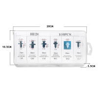 Kit De 100 Piezas De Clip De Automóvil Mixed Retenedor De Bumper Puerta Panel De Trimmado Plástico Accesorios De Coche - details 3
