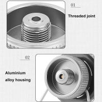 Adaptador De Butano Al Aire Libre Con Soporte Conversor De Gas Adaptador De Válvula De Salida Nozzle Para Estufa De Camping Material De Aleación De Aluminio - details 9