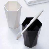 Juego De Copas Para Cepillo De Dientes De 300ML Para Baño Accesorios De Cocina Plástico Blanco Conjunto De Viaje Para Parejas - details 4
