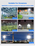 Lámpara De Inundación LED Alta Brillo 220V 50W 100W 200W 300W 500W IP65 Impermeable Para Iluminación Exterior Jardín Calle - details 8