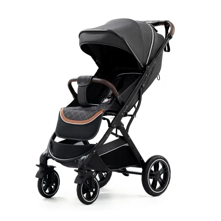 YAZOCO - Silla de paseo Plegable Silla de paseo ligera Carrito bebe Fundas para pies, mosquiteros, cubiertas de lluvia,3 hasta 15 kg - plegable con una mano,asiento regulable - 1