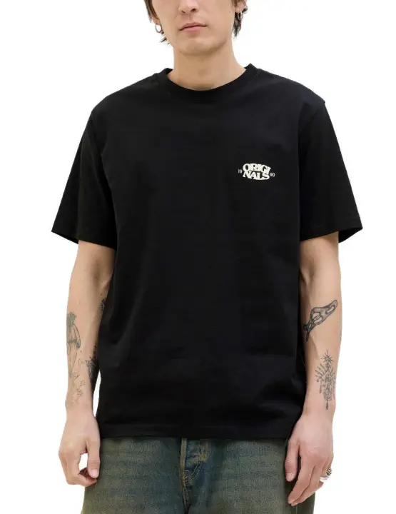 Camiseta Jack&Jones Tavira negra manga corta para hombre - 1