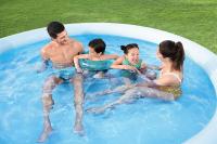 Piscina Bestway Fast Set 305x66 cm Redonda Azul – Inflable Fácil Montaje Exterior Verano - details 4