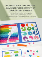 Juguete Educativo De Matemáticas Con Fracciones Magnéticas Montessori Para Niños Tablero De Aritmética De Madera Regalo De Navidad - details 7