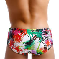 Bathing Suit Para Hombre Sexy Verano Camuflaje Low-Waist Push-up Para Natación Y Surf Ropa De Playa De Poliamida Con Estampado De Flores - details 4