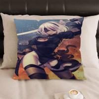 Funda De Cojín Nier Automata 2b 40x40cm 45x45cm Para Coche Sofá Regalo De Navidad Funda De Cojín De Terciopelo Cortado Anti-deslizante - details 11