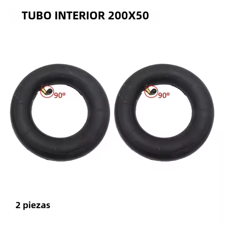 Pulgar De Rueda Interno 200X50 Para Scooter Razor E100 E150 E200 ESpark Crazy Cart 2/4pcs De 8 Pulgadas Piezas De Repuesto Para Vehículos Eléctricos - 1