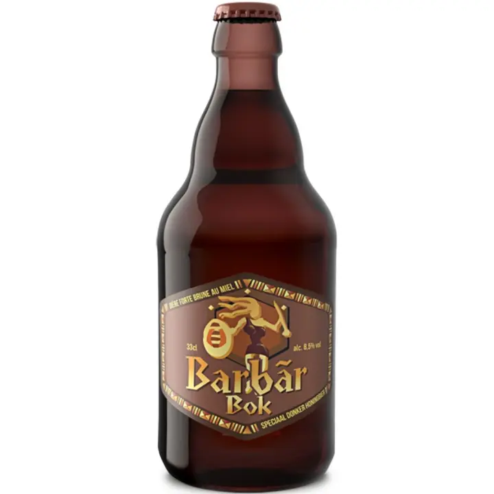 6 uds x Barbar Bok 33Cl cerveza Belga tostada con miel - 1