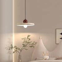 Lámpara Colgante Estilo Nórdico Crema Volcán Disco Para Restaurante Sala De Estar Dormitorio Lámpara De Noche Decorativa 20/30cm LED Fuente De Alimentación AC 220 V Moderna - details 0