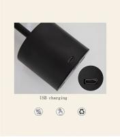 Lámpara De Mesa LED Con Sensor Táctil Recargable Por USB Temperatura Ajustable En 3 Colores Estilo Moderno Luz Nocturna Para Barra Y Cama - details 4
