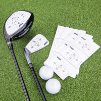 Cinta De Impacto De Golf 12-60pcs Etiquetas Para Clubs De Hierro Driver Madera Bola Registros De Golpe Entrenador De Swing Equipo De Golf Blanco Azul - details 2