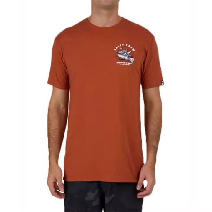 Salty Crew Camiseta De Manga Corta Hot Rod Shark Premium - 1