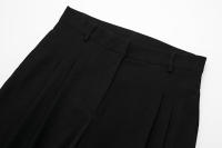 Conjunto De Traje Para Mujer TRAF Con Cuello Colgante Y Chaqueta De Botones Estilo Inglés Pantalones De Cintura Alta Casual - details 38