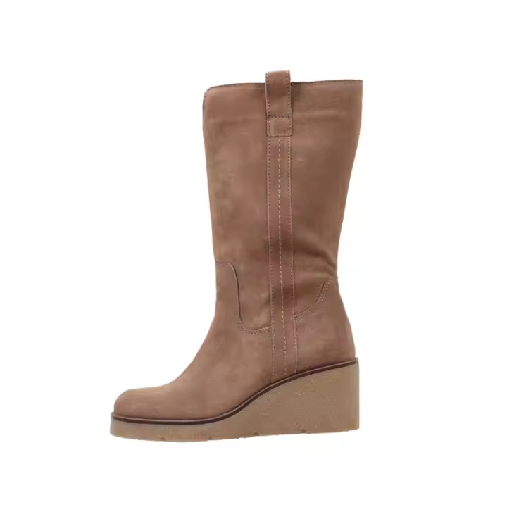 Sandra Fontán BLACKS Botas Con Cuña Mujer Taupe - 1