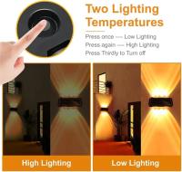 Lámpara De Pared Solar Exterior LED Impermeable Iluminación Moderna Para Jardín Balcones Decoración Luz De Escenario IP65 - details 10